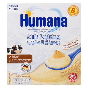 Humana B/pudding Milk Semolina 6x400gm
