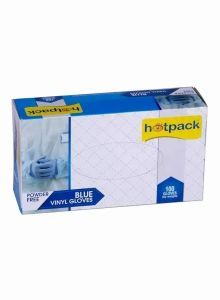 Hotpack Vinyl P/f Glovs Larg 10x100's